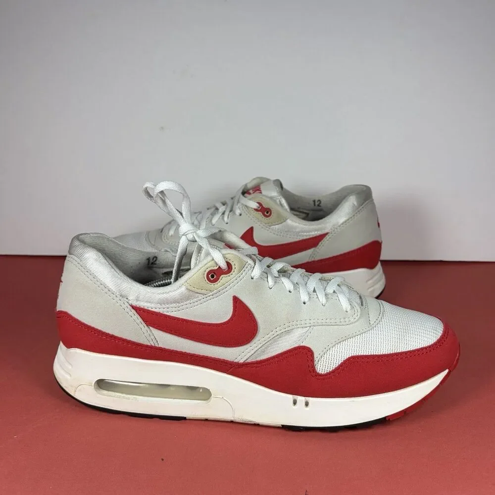 Nike Air Max 1 '86 OG Big Bubble Sz 12 White/Red Low Top Sneaker 2023 DQ3989-100